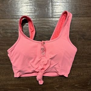 Bombshell Sportswear henley sports bra